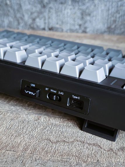 Бездротова механічна клавіатура AULA F75 Wireless Mechanical Keyboard RGB Black Gradient | Зображення 4