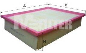 Фільтр повітряний MB Vito (вир-во M-filter) MFILTER K485 на MERCEDES-BENZ VITO автобус (638)