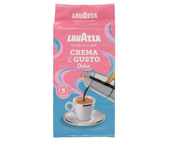 Кава мелена Lavazza Crema e gusto Dolce 250 г Лавацца Крема Оригінал Італія | Зображення 1