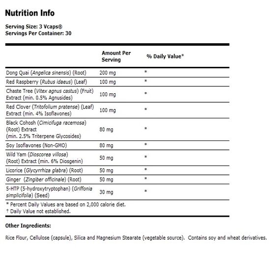 Комплекс при менопаузі NOW Foods Menopause support 90 Veg Caps | Зображення 1