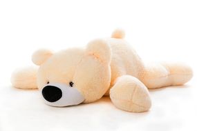 Мягкая игрушка медведь Алина Умка 100 см персиковый