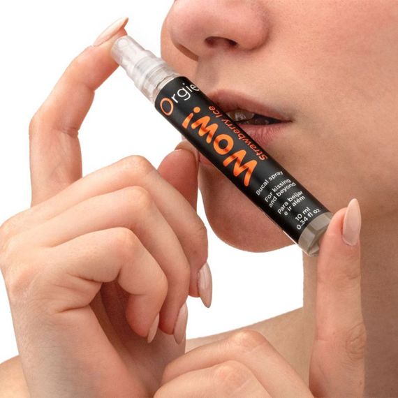 Спрей для орального сексу ORGIE WOW BUCAL SPRAY STRAWBERRY ICE ПОЛУНИЦЯ, 10 МЛ | Зображення 3