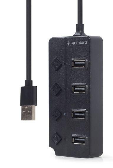 Хаб Gembird UHB-U2P4P-01 на 4 порти USB 2.0 | Зображення 2