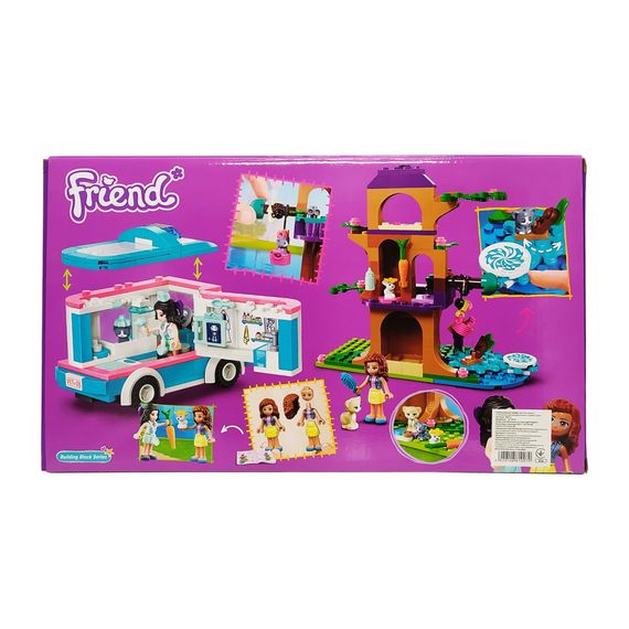 Конструктор для дівчат від 6 и років Подруги Конструктор для дітей, іграшка-конструктор