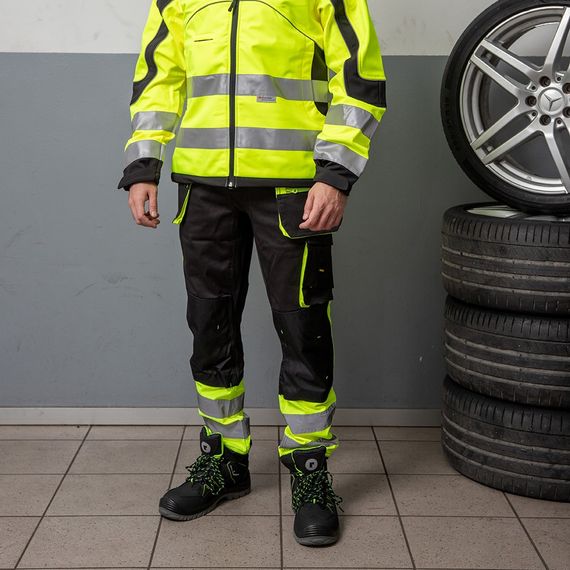 Штани робочі PROTECT, чорні, розмір 3XL | Зображення 4