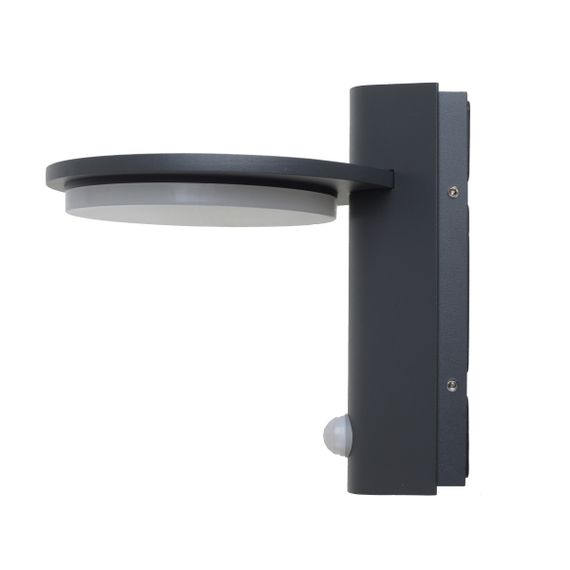 Светильник настенный уличный с датчиком движения IP54 PL-26/7W CW DGY MV (код #28982) | Зображення 8