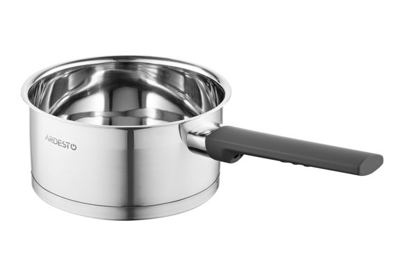 Ківш ARDESTO Gemini, скляна кришка, 1.5 л, нержавіюча сталь (AR3615G) | Зображення 1