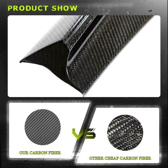 Боковые пороги (Карбон) для Smart 1 2022- гг | Зображення 2