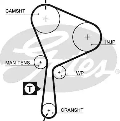 Помпа + комплект ремня ГРМ NISSAN PRIMASTAR, OPEL VIVARO, GATES (KP15552XS) | Зображення 1
