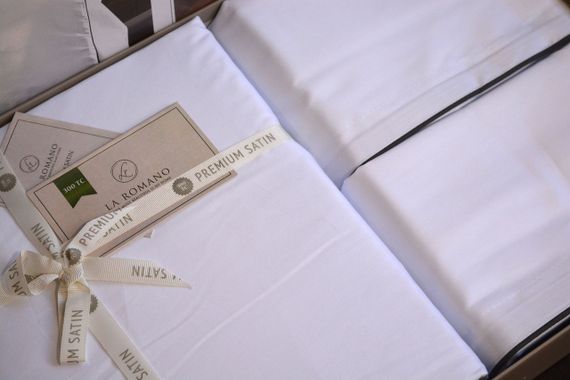 Постільна білизна La Romano Premium Satin 200×220 Lucca White | Зображення 3
