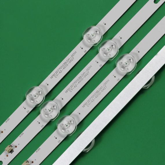 LED підсвітка TV 43" NPB12D770103BL041-001H CY-42-4X10-0427 0842C4X10-770-M15 8D42-DNDL-M7410C 4шт. | Зображення 3