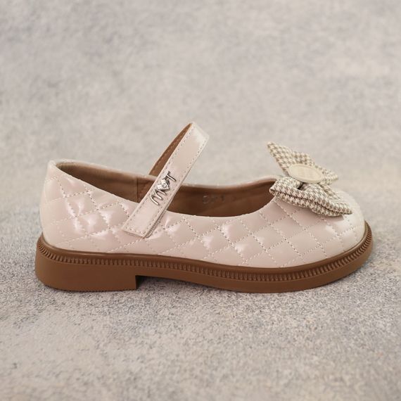 Туфлі дитячі 588569 Бежеві 31 32 33 34 35 36