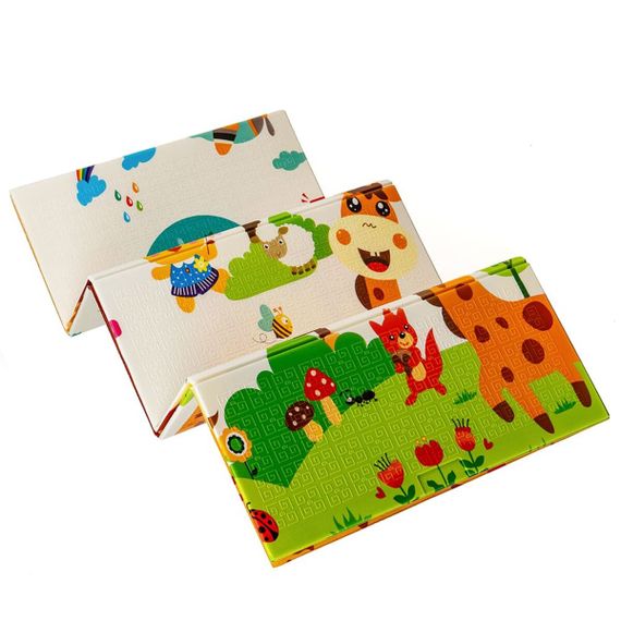 Дитячий складний термокилимок 147см х 177см х 8мм Лисички-Зростомір (303) SW-00003033 | Зображення 1