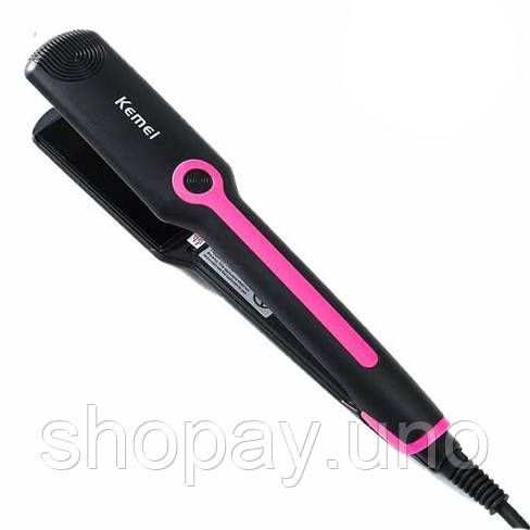 Щипці KEMEI для волосся гофре KM-2116 45Вт Pink
