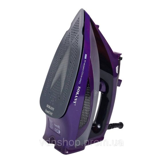Праска з парою ручна з автовідключенням професійна для одягу 2400 Вт Sokany SK-11031 | Зображення 4