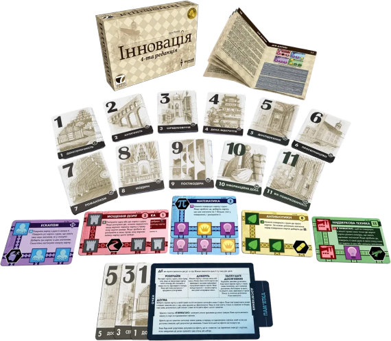 Настольная игра Инновация (Innovation) укр. | Зображення 3