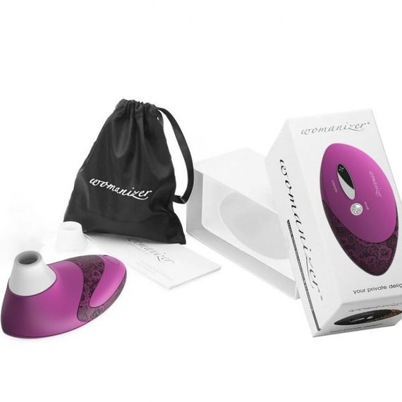 Кліторальний стимулятор, пурпуровий Womanizer Pro W-500 Magenta Sex Aura | Зображення 3