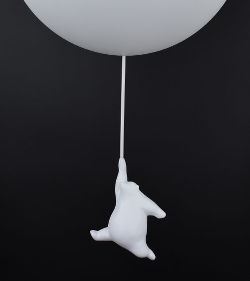 Люстра стельова на 1 лампочку 26809 Білий 65х35х35 см. | Зображення 3