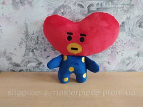 Плюшевая мягкая корейская игрушка ТАТА tata BT21 группы BTS талисман Ким Тхэ Хена K-POP 35 см 00233