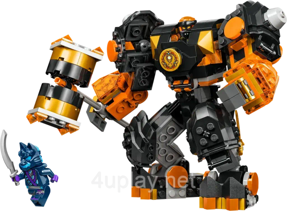 Конструктор LEGO Ninjago: Робот земной стихии Коула (Cole's Elemental Earth Mech) - Настраиваемая фигурка-трансформер | Зображення 1