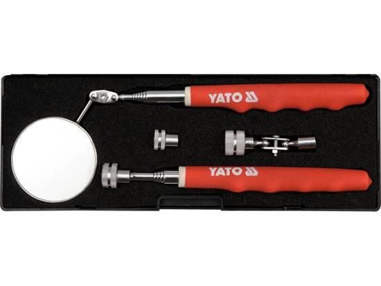 Набір перевірочний оглядовий дзеркало тримач магніт телескоп YATO YT-0662 | Зображення 3