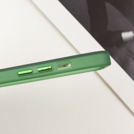 Чохол TPU+PC Lily with MagSafe для Apple iPhone 15 (6.1") Army Green | Зображення 6