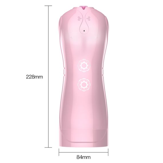 Мастурбатор B - Series Fox Vibrating and Flashing Masturbation Cup, рожевий | Зображення 1
