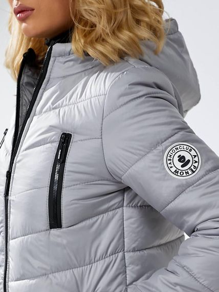 Елегантна жіноча парка, арт. 300, світло сірий | Зображення 8