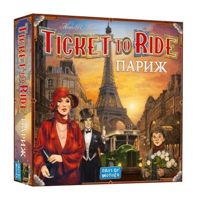 Настольная игра Lord of Boards Билет на поезд: Париж (Ticket To Ride: Paris) украинский (LOB2340UA/LFCACD355)