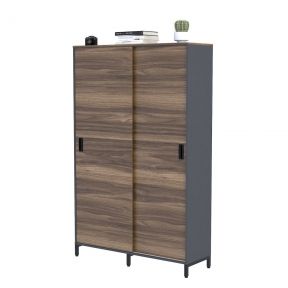 Шкаф офисный раздвижной Loft Design LS-1200-1900 антрациторех