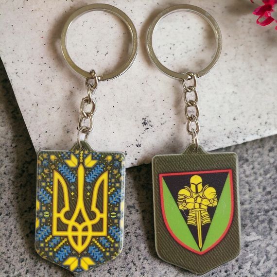 Брелок гумовий 17 окрема танкова бригада | Зображення 1