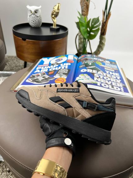 Чоловічі кросівки Re-ebok Classic Leather New Black Wood 46 29.5 см | Зображення 1