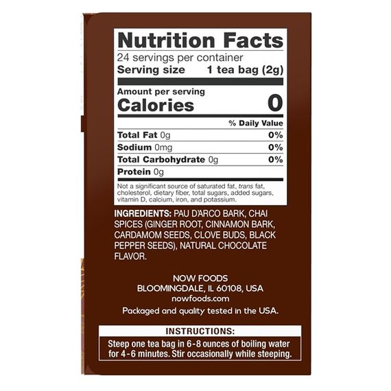 Муравьиное дерево NOW Foods Pau D'Arco 24 packs (48 g each) | Зображення 1