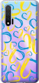 Чехол на Huawei Nova 6 Сердца UA "5292u-1821-17620"