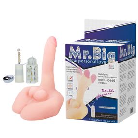 Вібратор - Mr.Big Vibrating & Rotating Cock Flesh Sex Aura