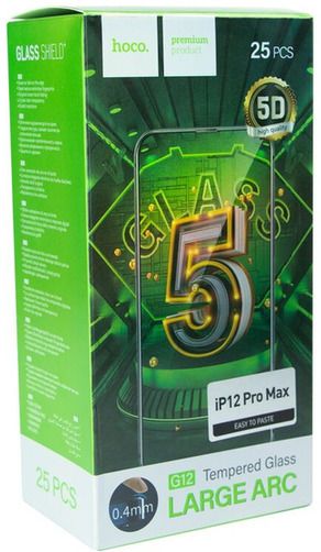 Захисне скло HOCO G12 5D для iPhone 12 Pro Max (39492-01_509)