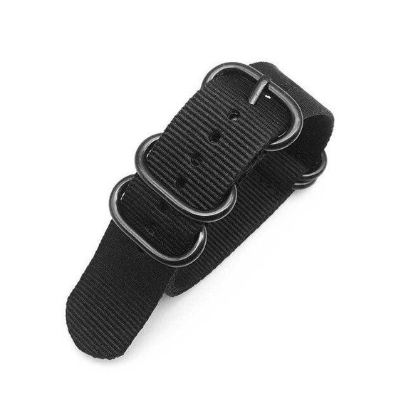 Нейлоновий ремінець Primolux Traveller для годинника Apple Watch 42mm / 44mm / 45mm - Black | Зображення 3