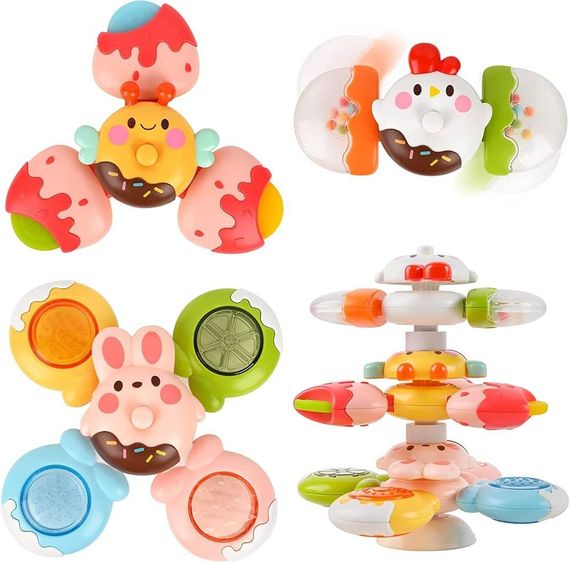 Игрушки-вертушки Vanmor Suction Cup Spinner для малышей