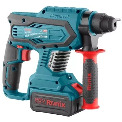 Перфоратор Ronix аккумуляторный 20В, 4Ah х 2 (8910K) | Зображення 4