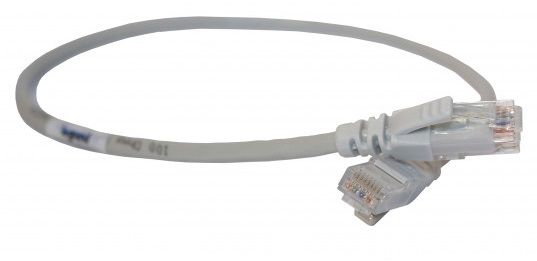 Патч-корд Legrand LCS3 CAT 5e U-UTP, 0.5 м, AWG 24, PVC, сірий (051817)