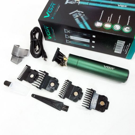 Машинка для стрижки акумуляторна VGR V-186 триммер для волосся та бороди | Зображення 6