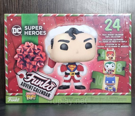 Адвент календарь Супергерои DC. Funko Pop! Advent Calendar DC Super Heroes. Подарочный набор фигурок Фанко Поп | Зображення 4