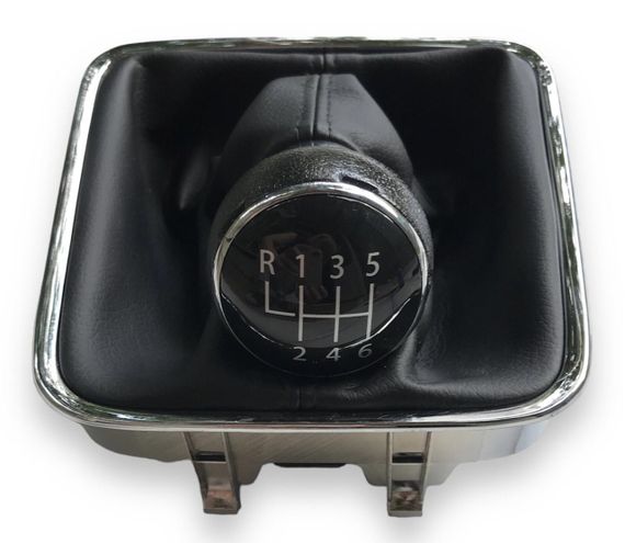 VW Golf + Plus ручка перемикання передач КПП з чохлом і рамкою 6 ступка, 5m0711113t, Фольцваген Гольф Плюс | Зображення 1