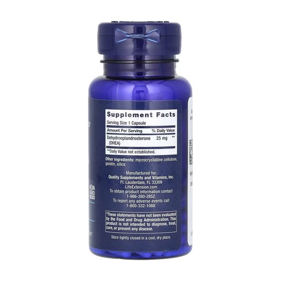 DHEA 25 mg - 100 caps | Зображення 1