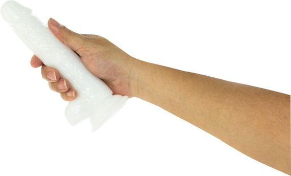 Перлинний фалоімітатор на присосці ADDICTION — Pearl by Addiction 7,5″ Dong, віброкуля в подарунок sexstyle | Зображення 3