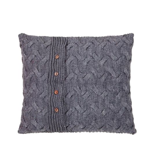 Наволочка SoundSleep Varanasi в'язана 45х45 см світло-сіра (2251970364014)