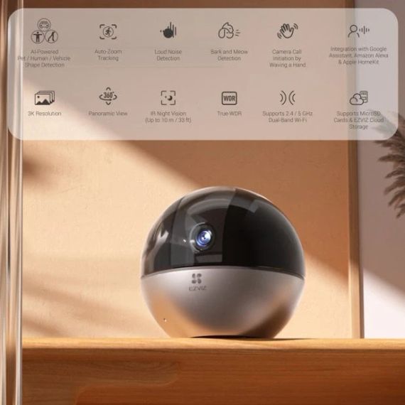 E6 (5W2F,4mm cs-e6) Wi-Fi IP відеокамера Ezviz - Камери | Зображення 1