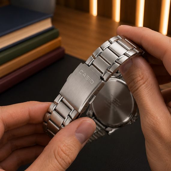 Чоловічий годинник Casio MTP-1239D-1A | Зображення 1