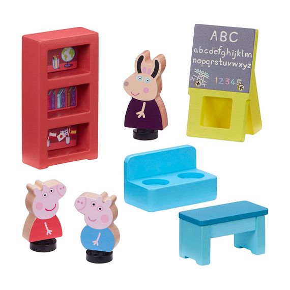 Ігровий деревяний набір Peppa Пеппа школярка | Зображення 4