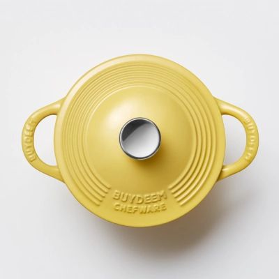 Гусятниця Buydeem CP541 Mellow Yellow чавунна емальована 1.8 л (CP541-MY) | Зображення 2
